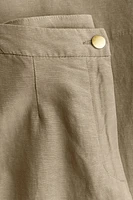 Linen-blend Pants