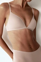 Padded Soft-Cup Microfiber Bra