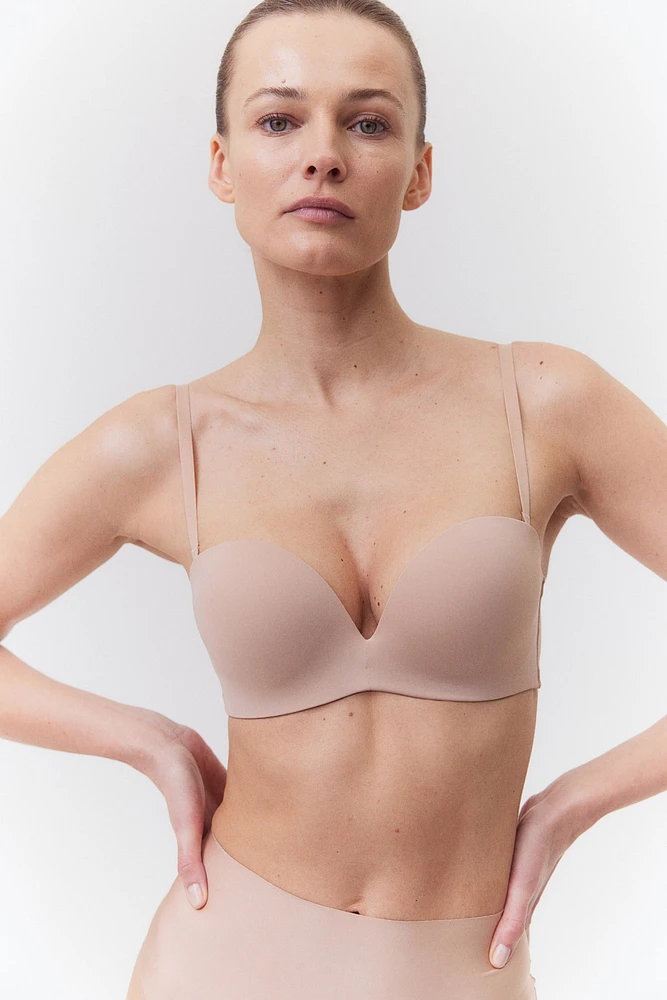 Microfiber Super Push-up Balconette Bra