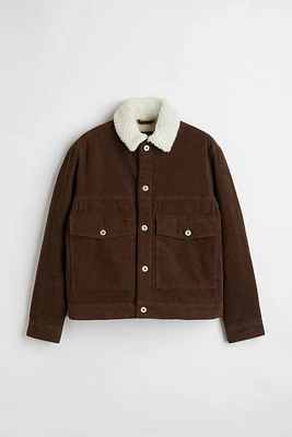 Pile-lined Corduroy Jacket