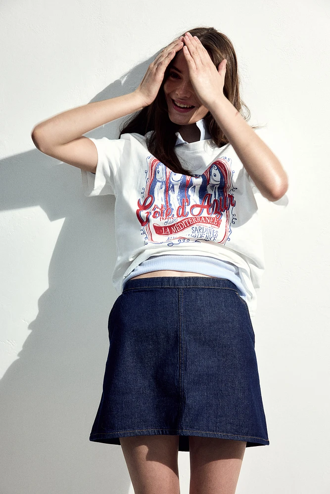 T-Shirt with Motif
