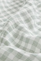 Checked Cotton Muslin Comfort Blanket