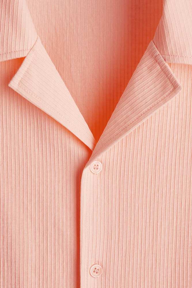 Loose-Fit Jersey Resort Shirt