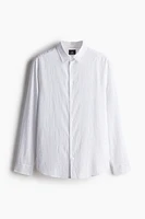 Regular Fit Linen-Blend Shirt