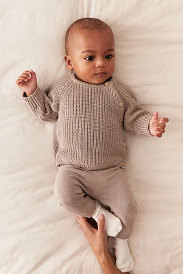 2-piece Knit Cotton Set