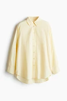 Linen-Blend Shirt