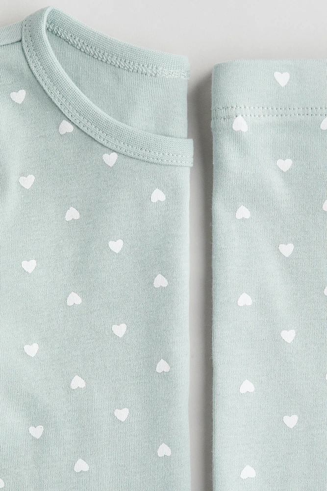 Snug Fit Printed cotton pyjamas
