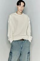 Oversized Fit Cotton Sweatshirt