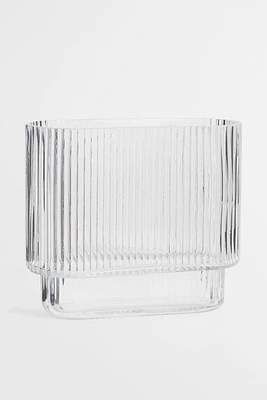 Oval Glass Vase