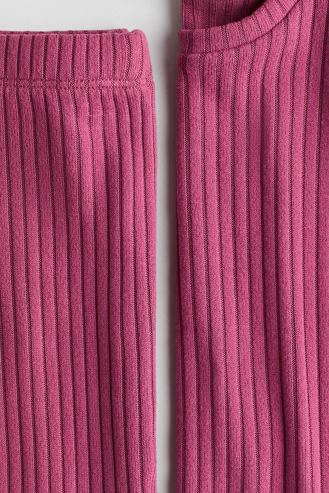 2-piece Rib-Knit Set