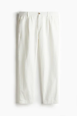 Regular Fit Linen-blend Pants