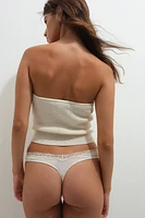 3-pack Cotton Thong Briefs