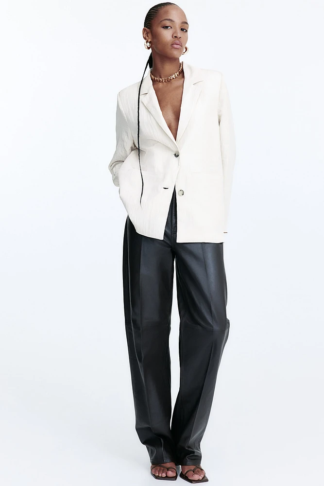 Blazer en tissu texturé