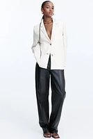 Blazer en tissu texturé