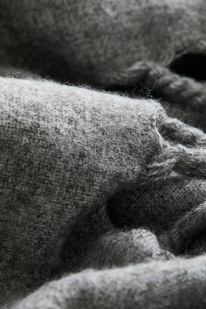 Wool-blend Throw