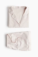 Linen-Blend Pajamas