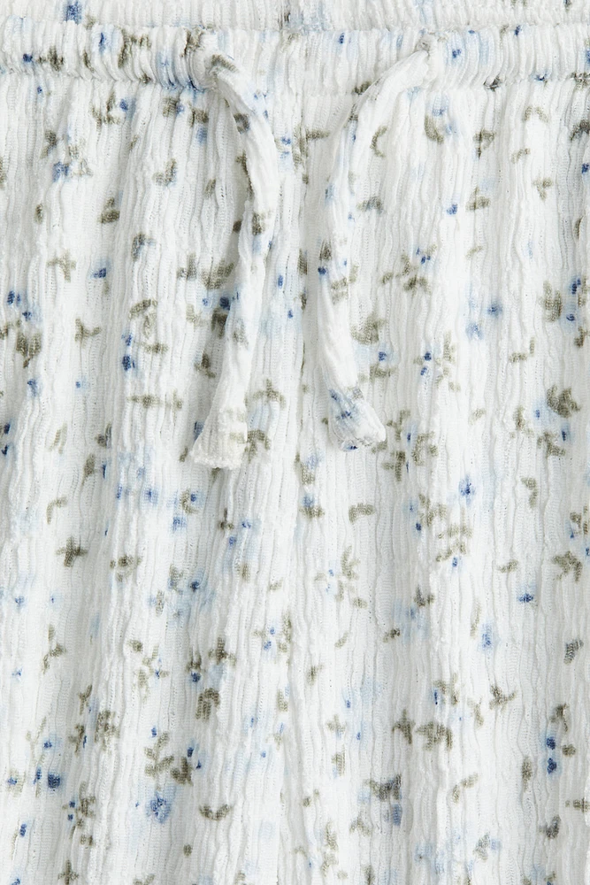 Pantalon en jersey texturé