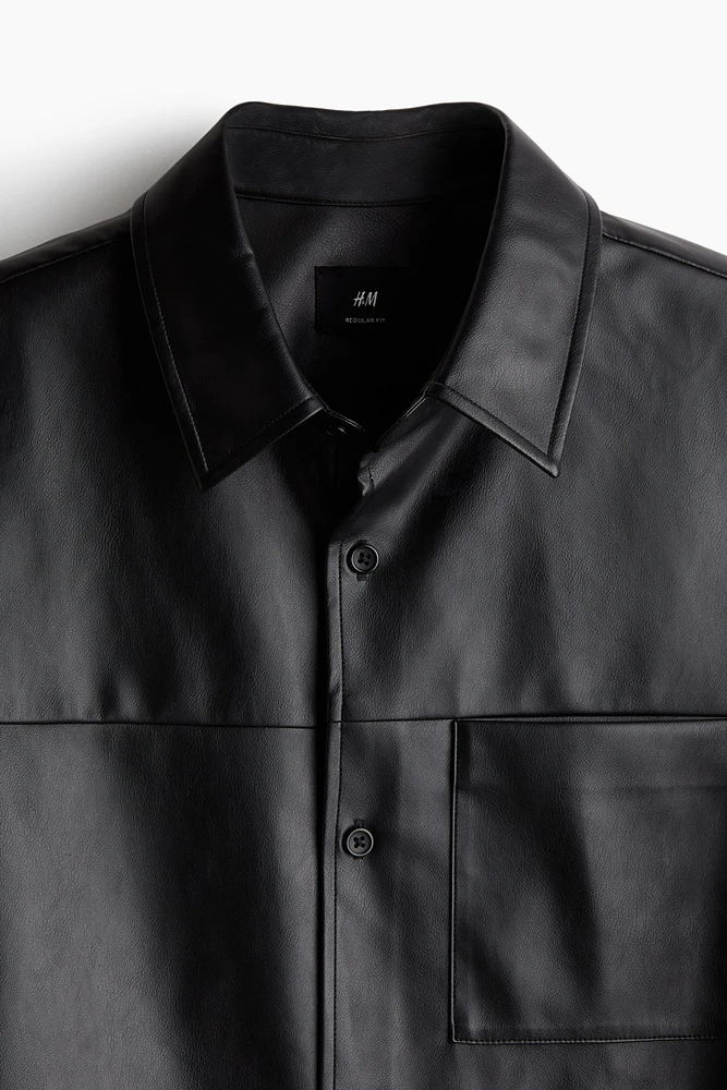 Regular-Fit Coated Shirt