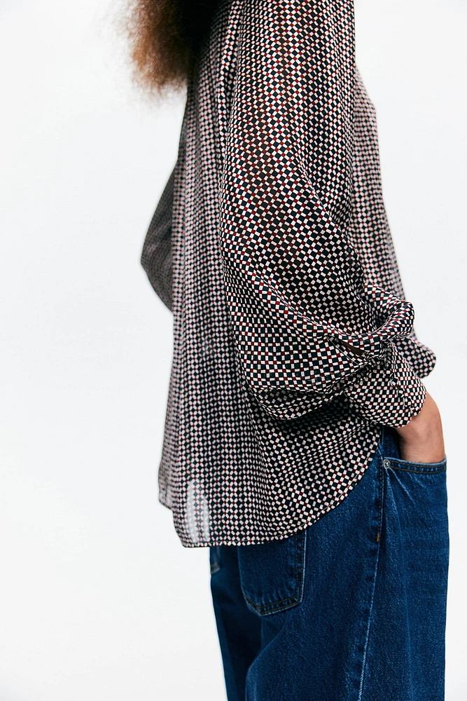 Patterned Blouse
