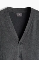 Regular Fit Fine-Knit Cardigan