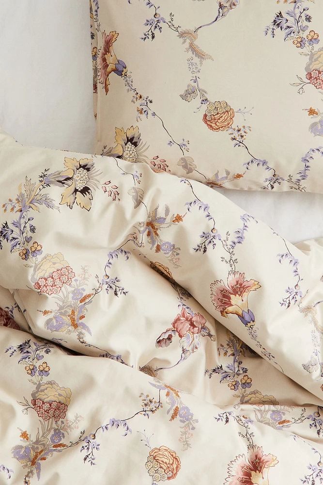 Cotton Sateen Twin Duvet Cover Set
