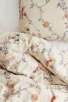 Cotton Sateen Twin Duvet Cover Set