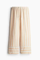 Straight-Leg Drawstring Pants