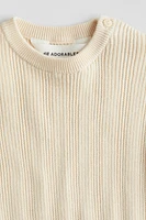 Rib-Knit T-Shirt