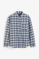 Loose Fit Flannel Shirt