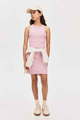 2-Piece Ribbed Cotton Set