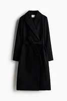 Tie Belt Coat