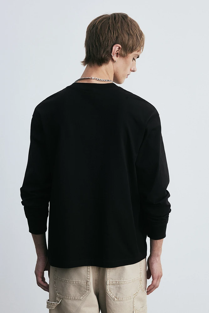 Loose Fit Cotton Jersey Shirt