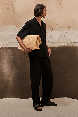 Regular-Fit Textured Resort Shirt