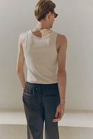 Slim Fit Ribbed Tank Top