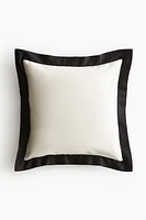 Housse de coussin en coton