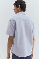 Chemise Oxford classique avec manches courtes