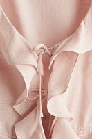 Flounced blouse