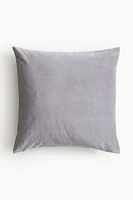 Housse de coussin en velours