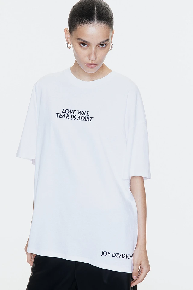 Camiseta Joy Division Tear Us Apart (Dip-Dye) Tie Dye Para Hombre, Color Negro