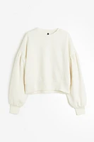 Puff-sleeved Sweatshirt