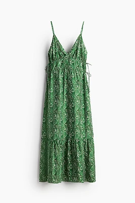Drawstring-detail Maxi Dress