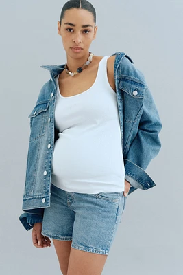 MAMA Denim Shorts