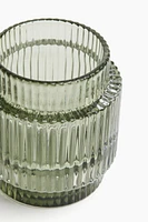 Glass Candle Holder