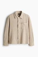 Regular Fit Textured Overshirt