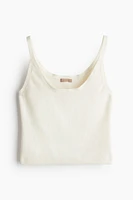 Fine-Knit Tank Top