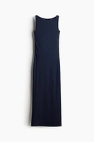 Draped Bodycon Maxi Dress