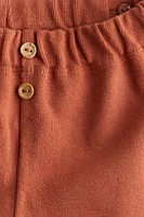 Button-Front Pants