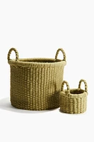 Panier de rangement en jute
