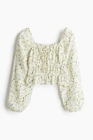 Blouse froissée