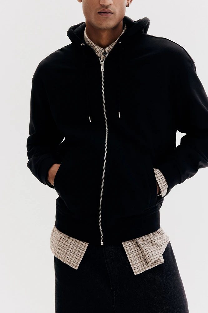 Loose Fit Hooded Jacket